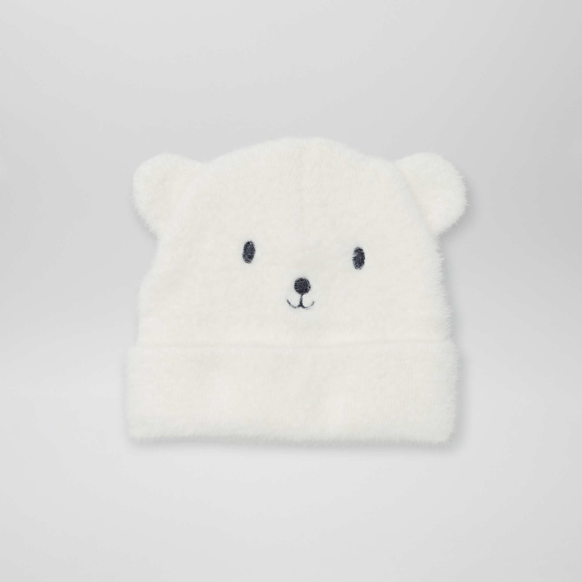 Newborn Baby Hat Bear Beige main image 0