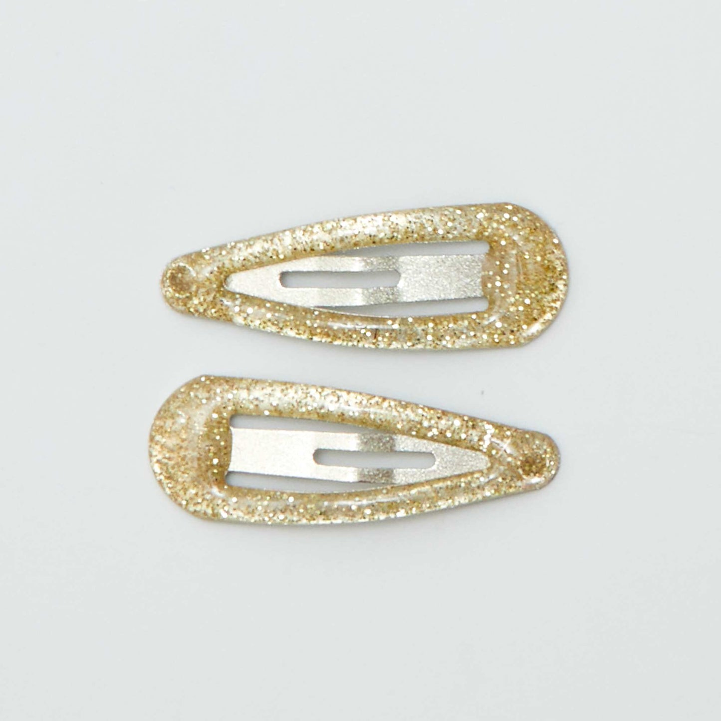 Pack of 8 mini snap hair slides PINK