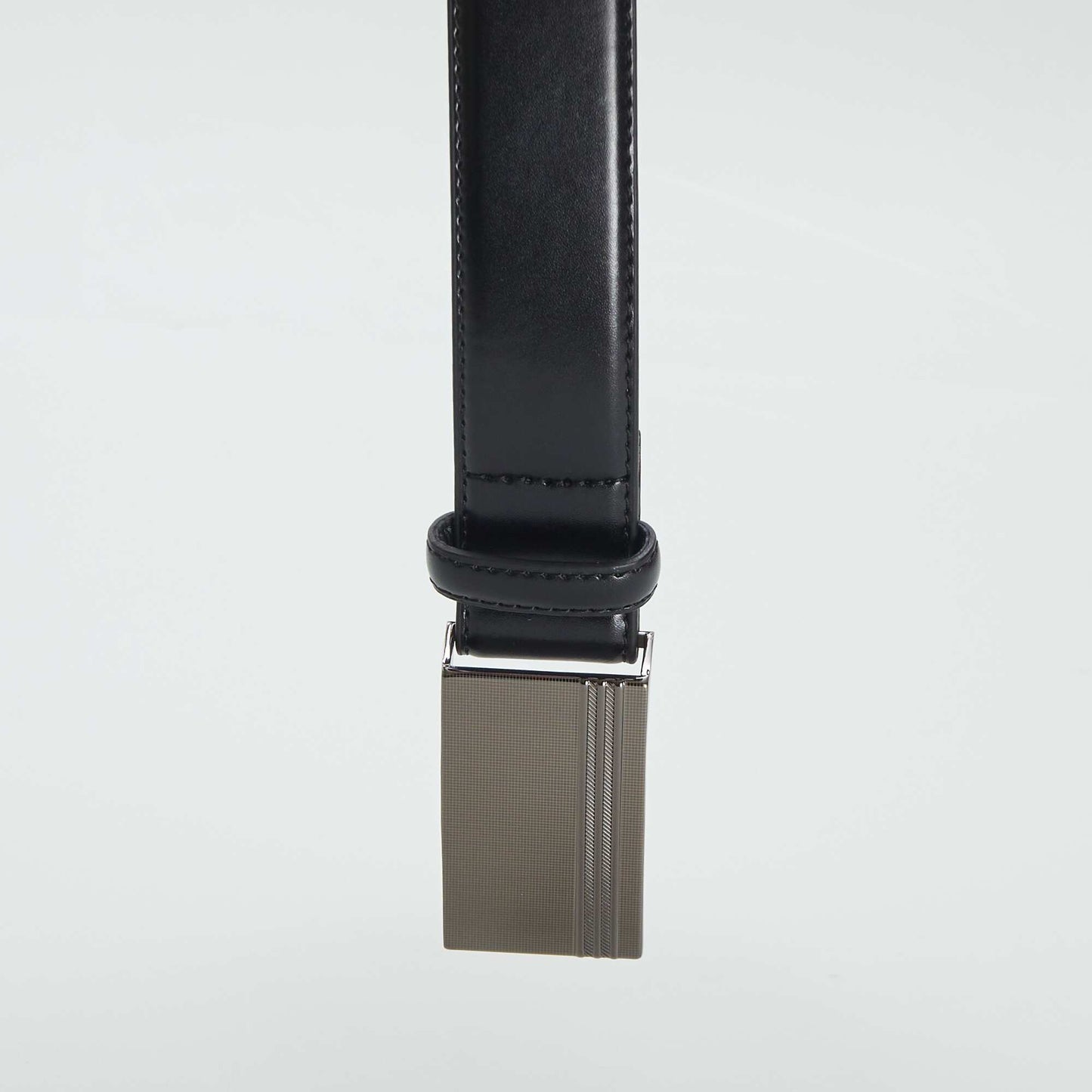Faux leather belt BLACK