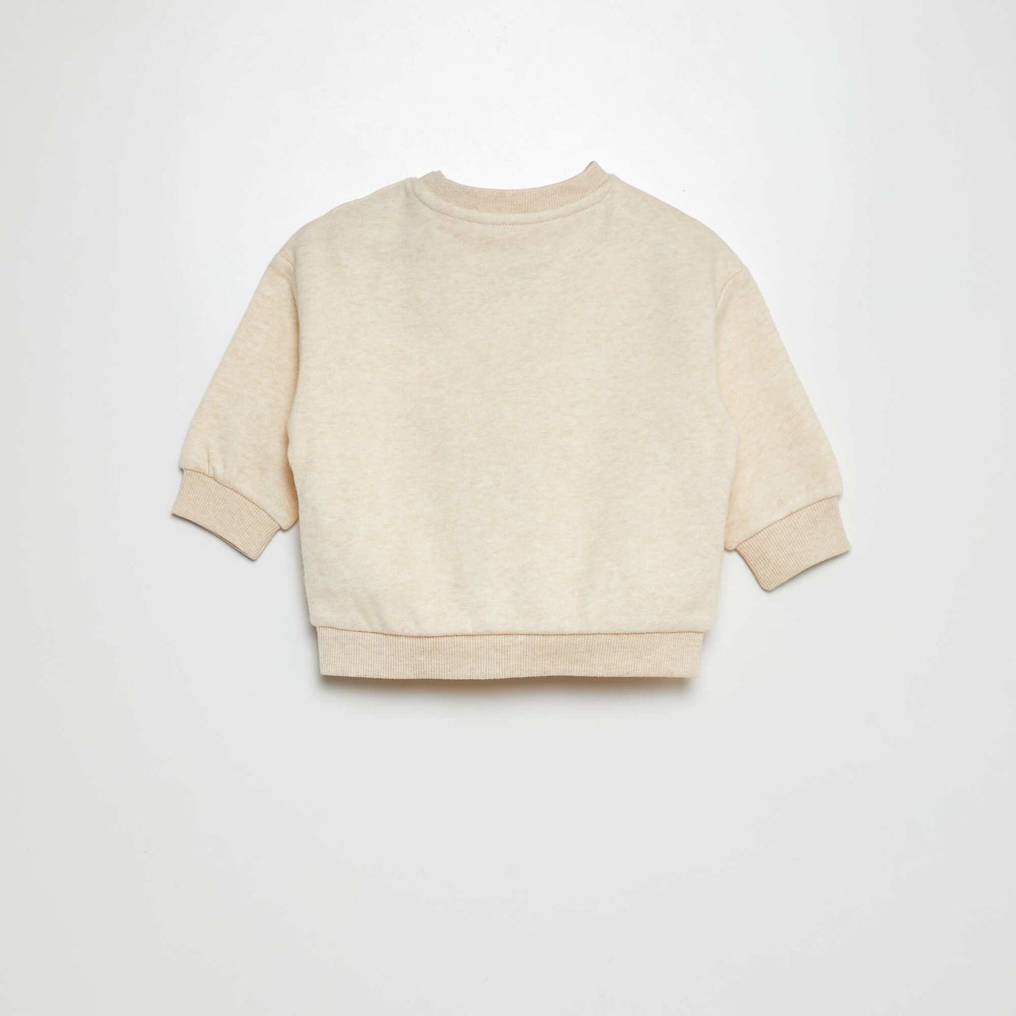 Plain sweatshirt BEIGE