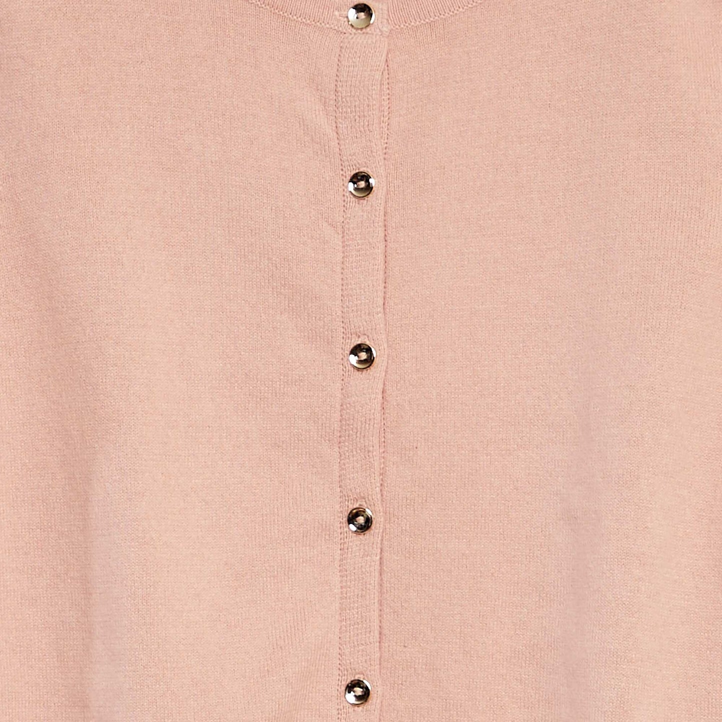 Plain knit cardigan PINK