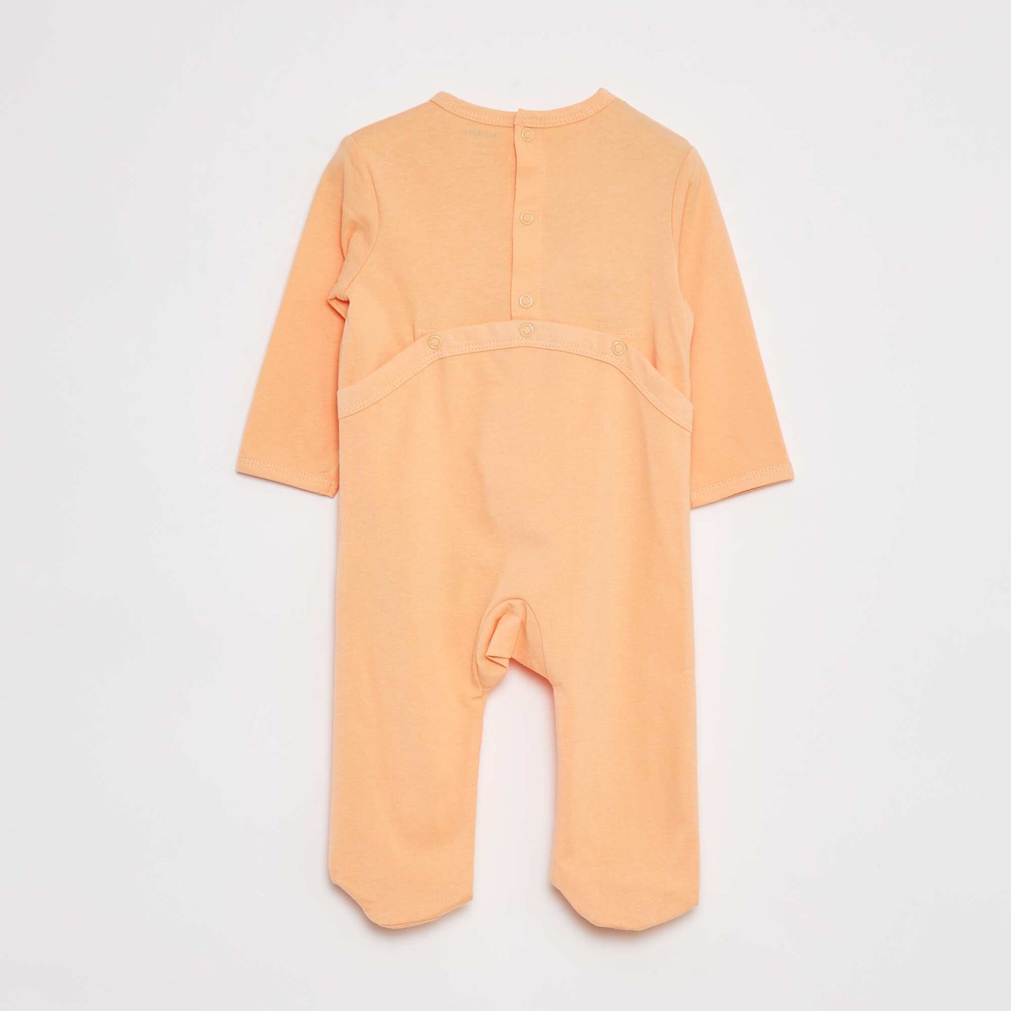 Lightweight sleepsuit with feet ORANGE