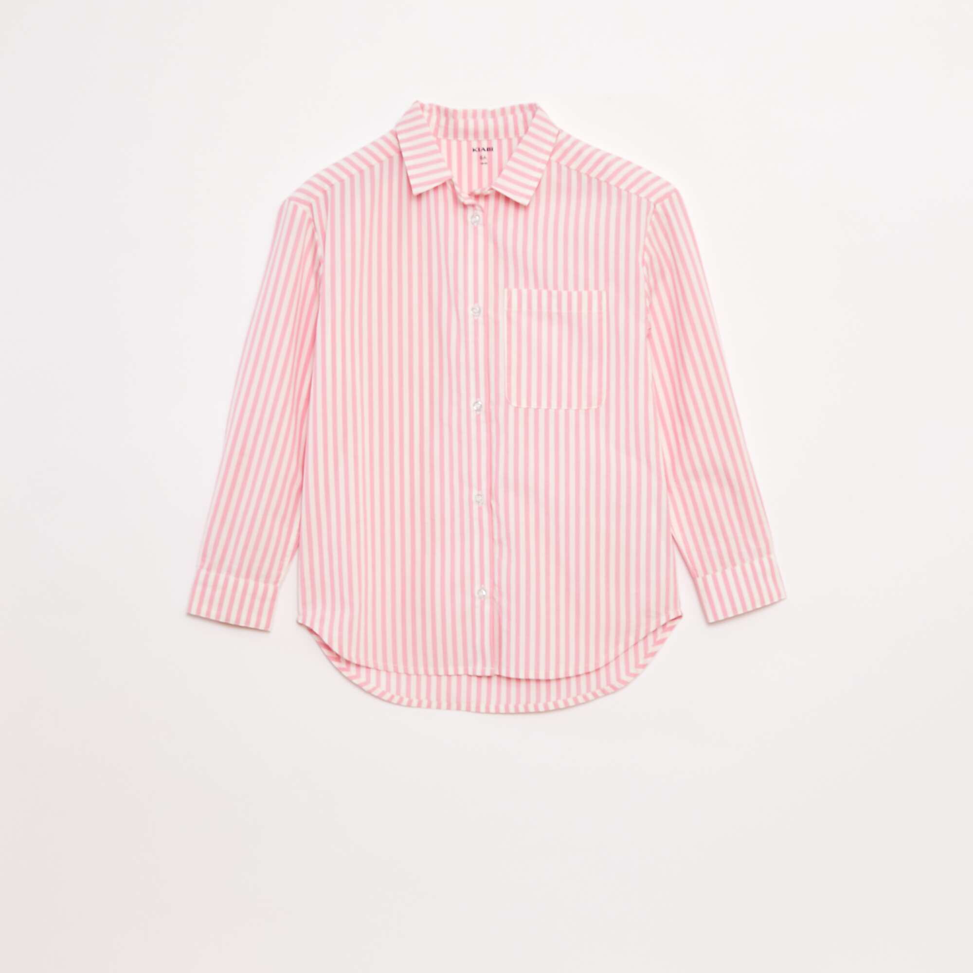 Polished & Poised Poplin Shirt - Pink