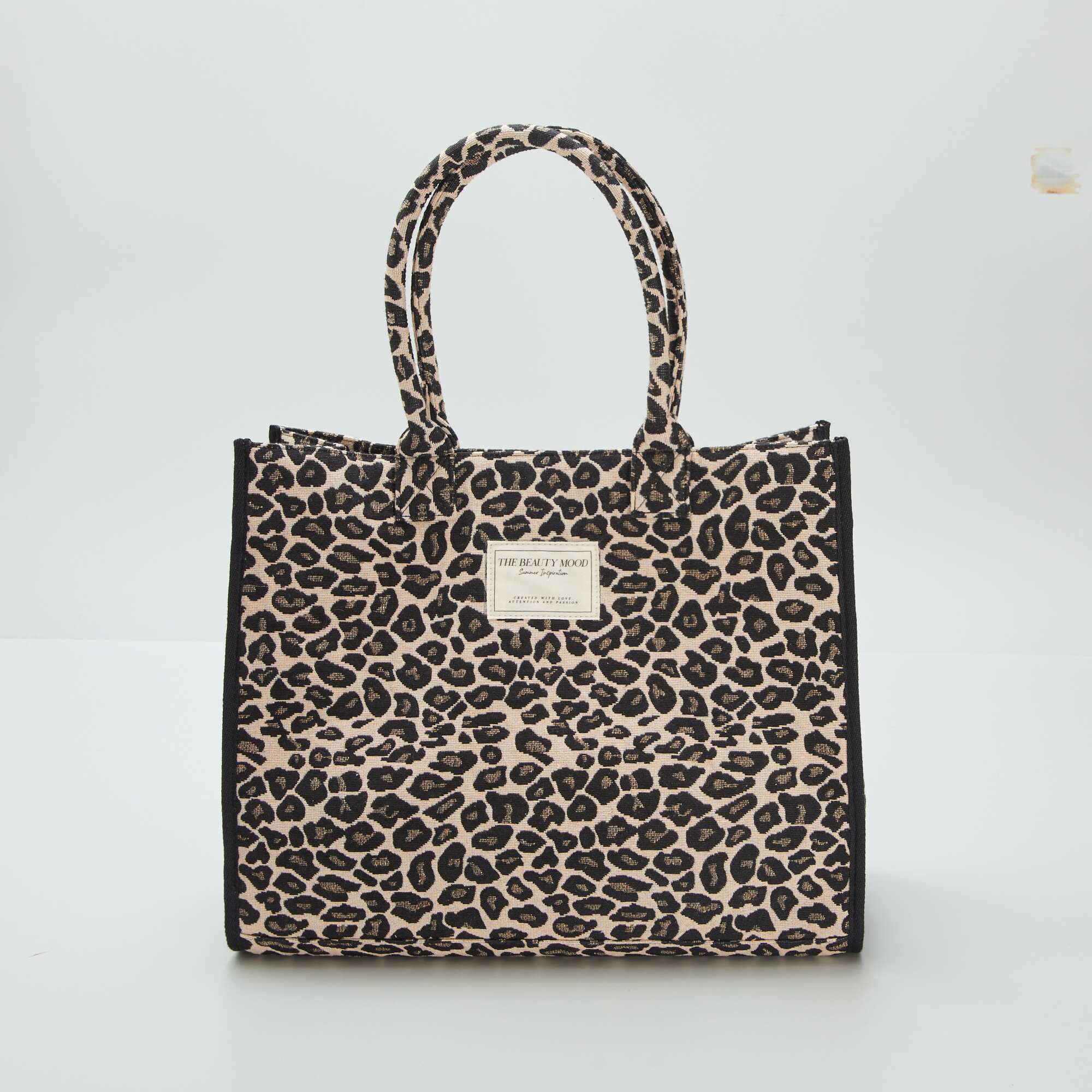 Shop Leopard Print Tote Bag Brown for Women Online | Kiabi UAE