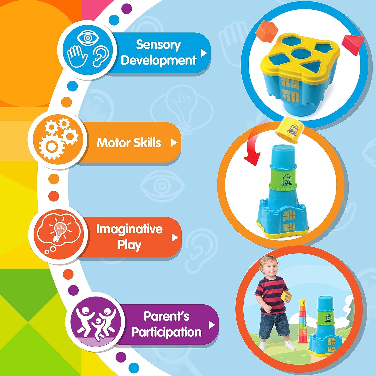 Little Learners' Castle Nesting Stacker
