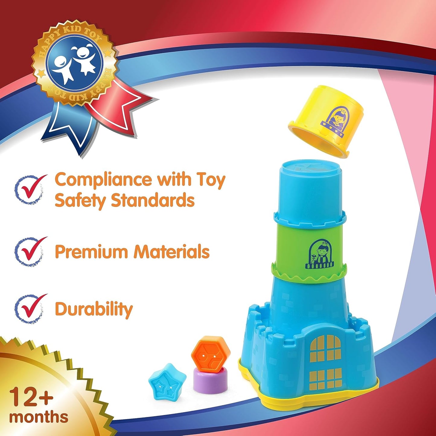 Little Learners' Castle Nesting Stacker
