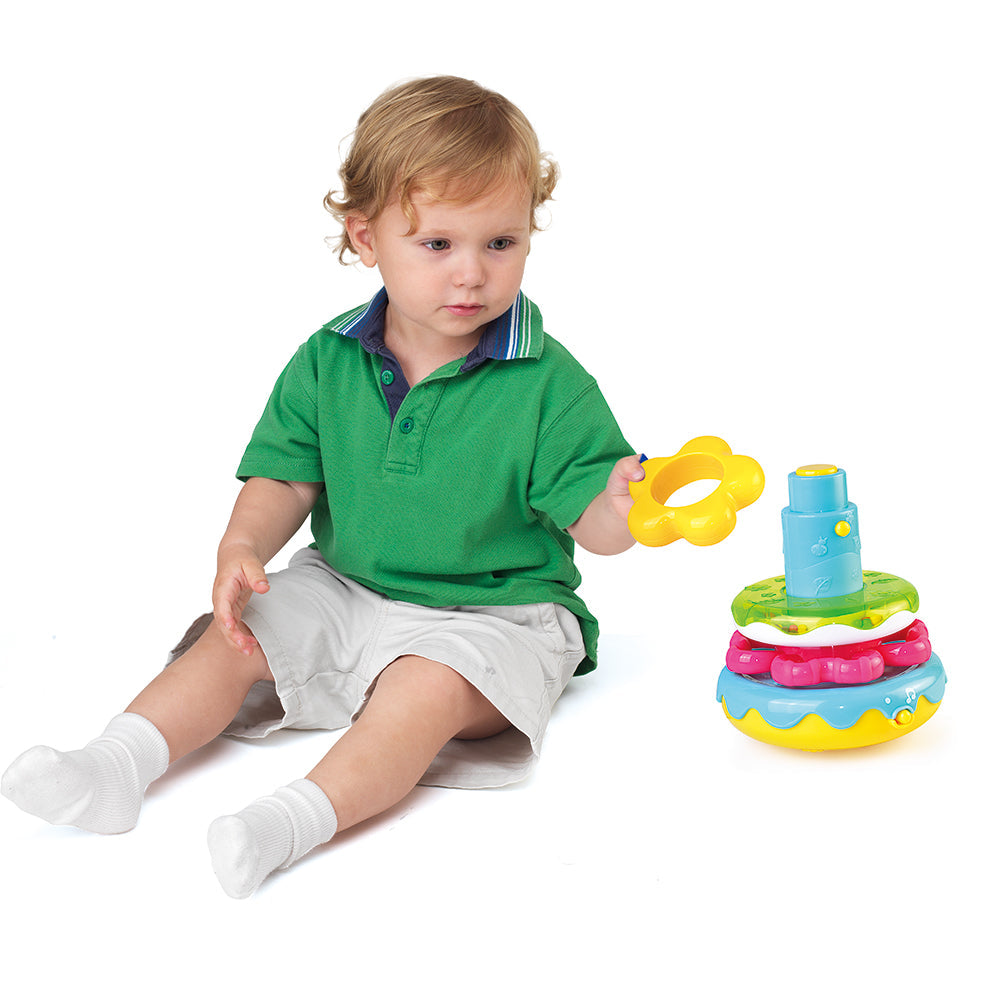 Little Learners' Wobbly Dino Stacking Rings