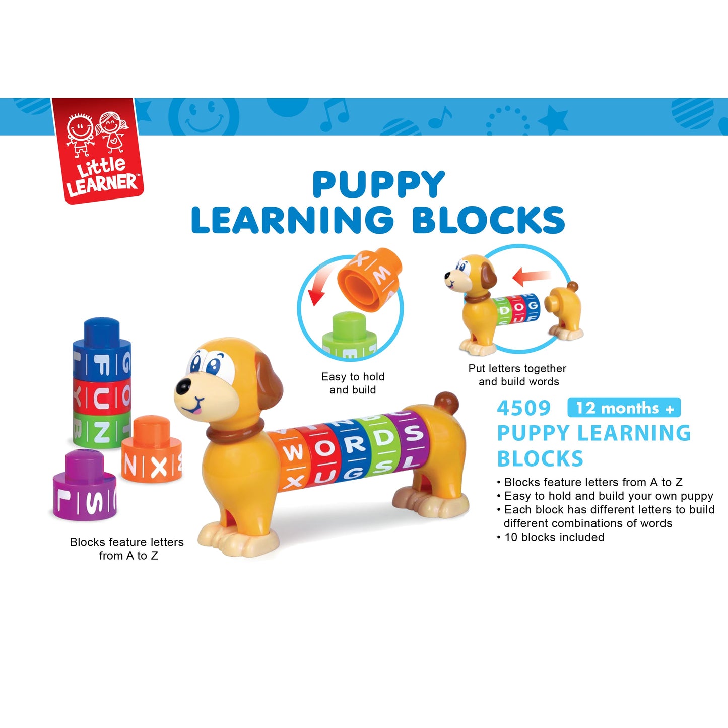 Little Learners' Puppy Learning Blocks