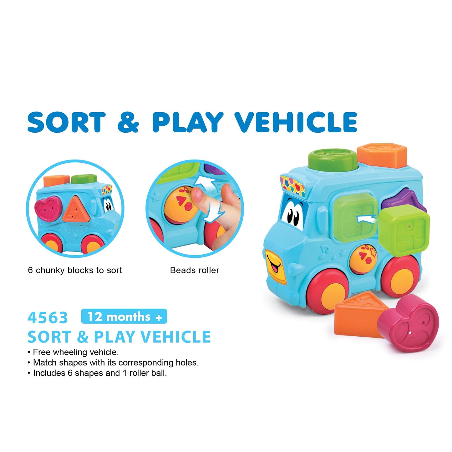 Little Learners' Sort & Play Vehicle