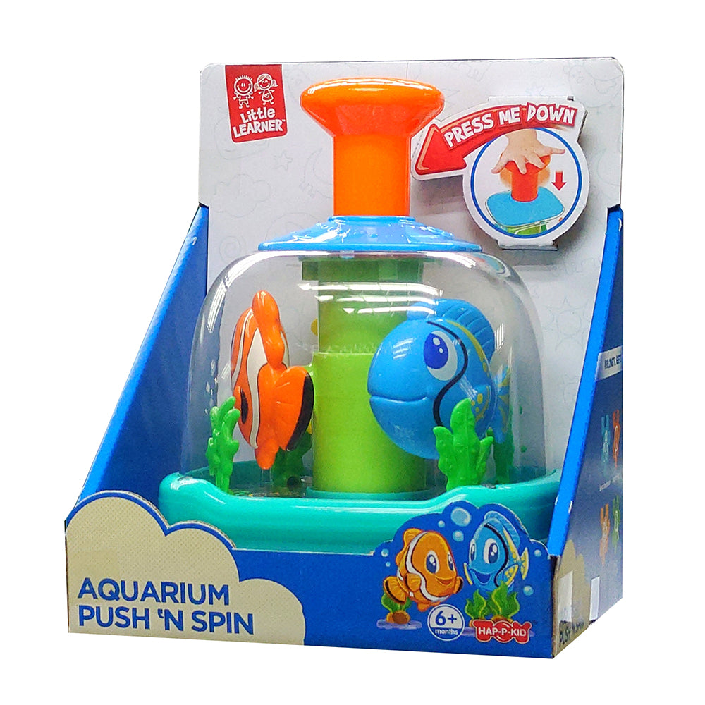 Little Learners' Aquarium Push 'N Spin