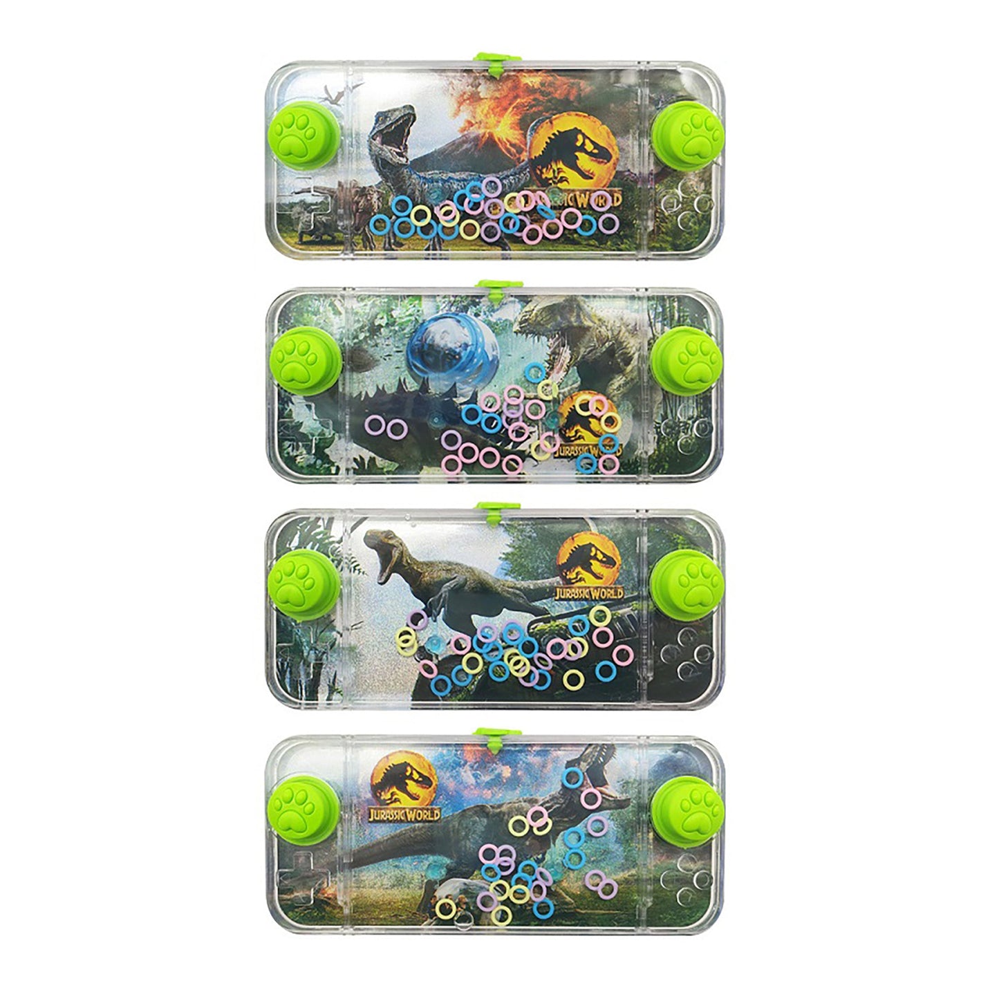 Galaxy Dinosaur Handheld Water Ring Toss Game Toy (1 Random Piece)