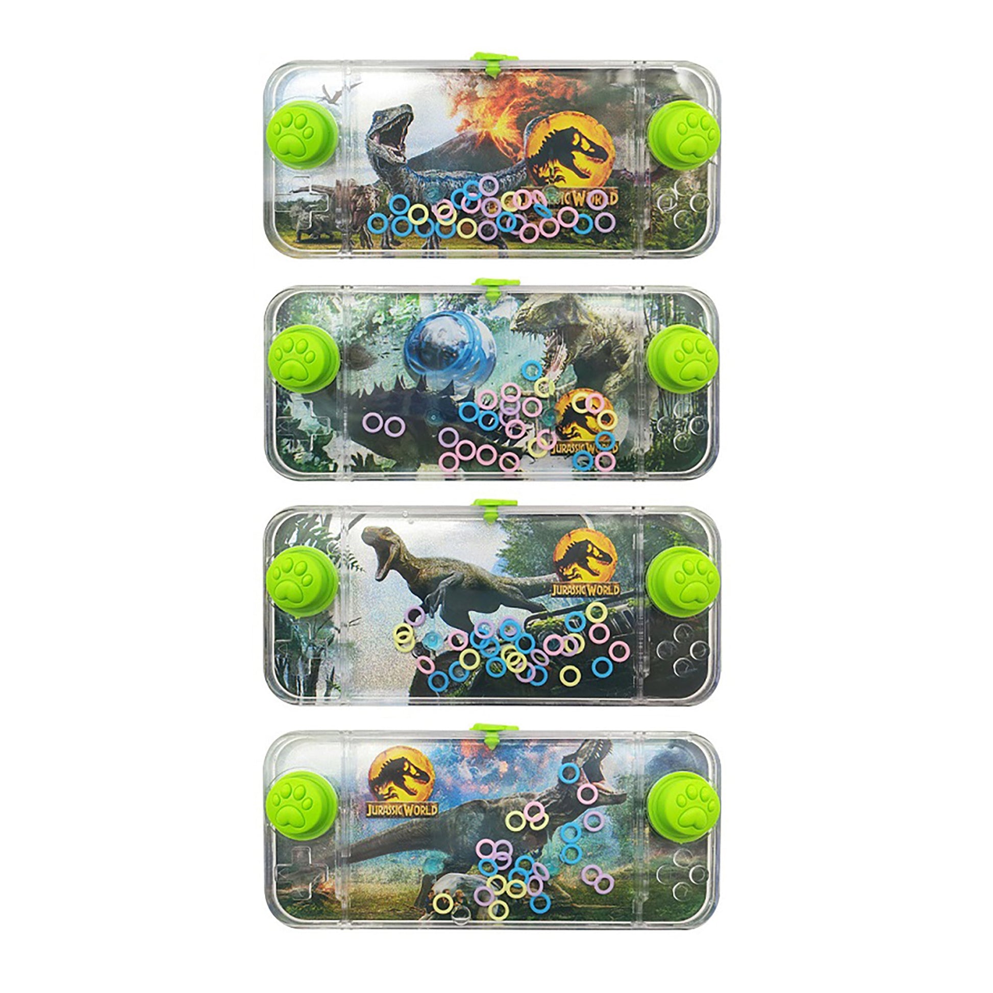 Galaxy Dinosaur Handheld Water Ring Toss Game Toy (1 Random Piece)