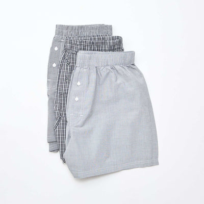 3 pairs of boxer shorts GREY