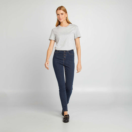 High-rise skinny jeans BLUE