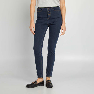 High-rise skinny jeans BLUE