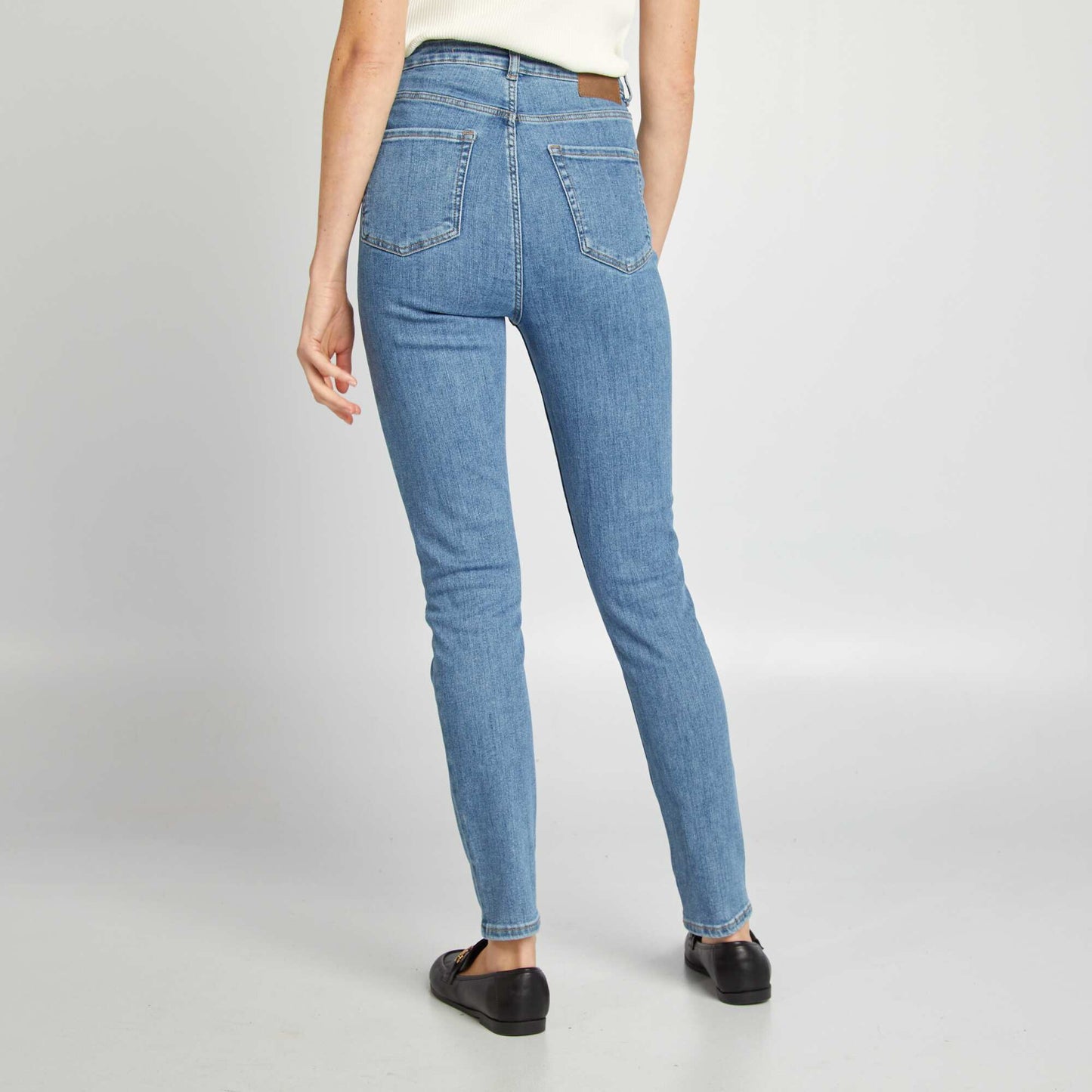 High-rise skinny jeans BLUE