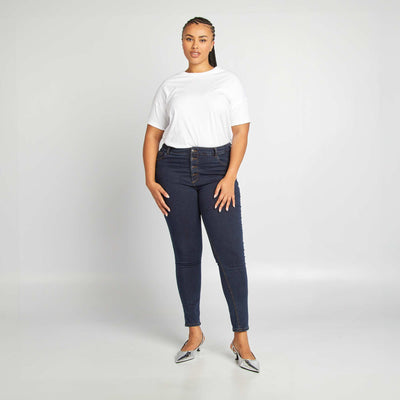 Skinny stretch trousers - 5 pockets - L30 BLUE