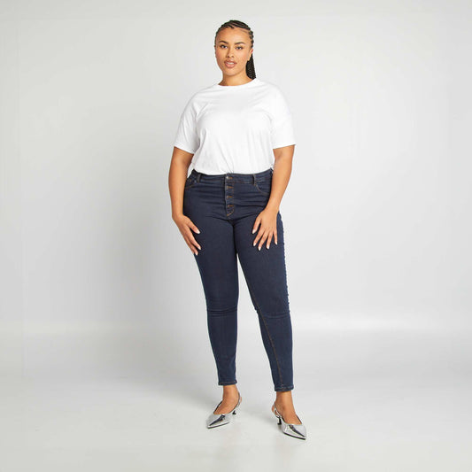 Skinny stretch trousers - 5 pockets - L30 BLUE