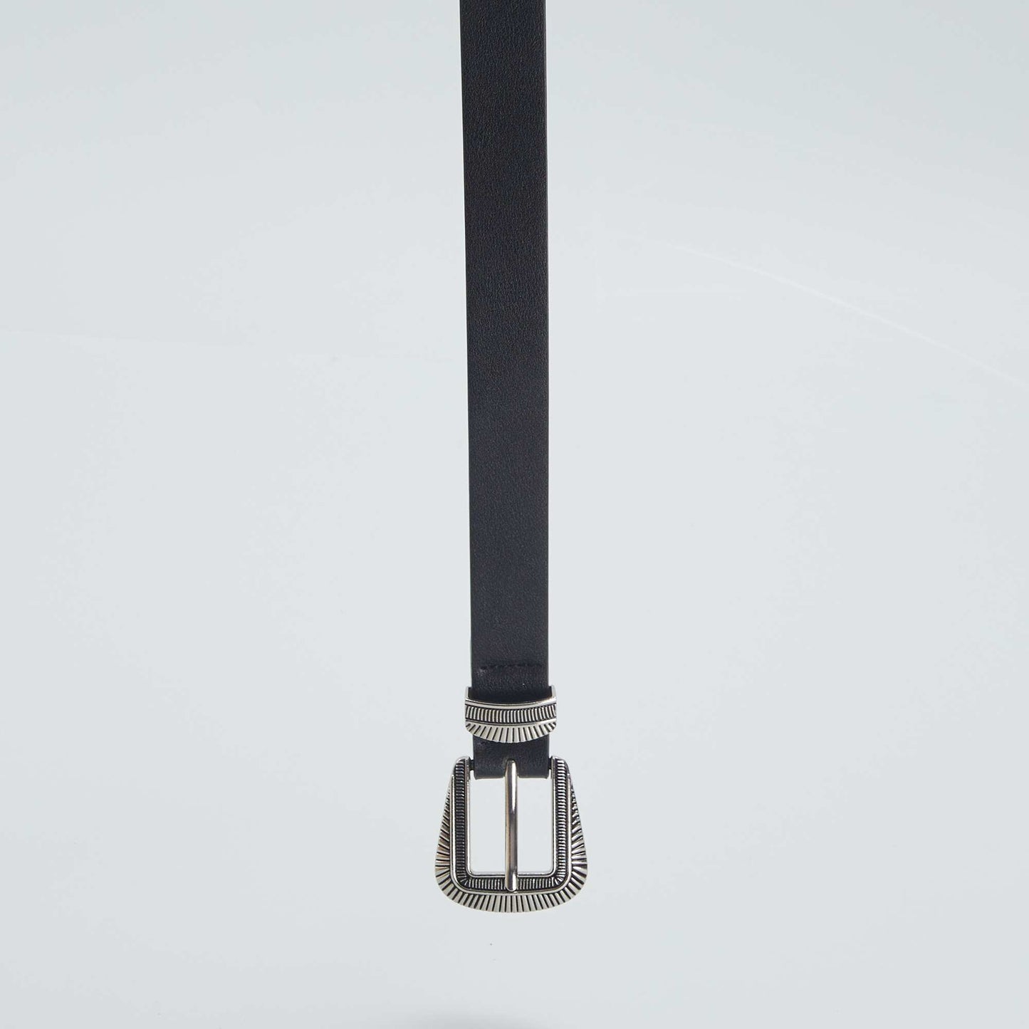 Western-style belt BLACK