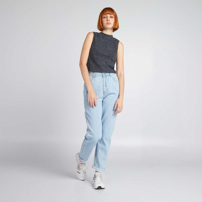 Paperbag jeans Blue