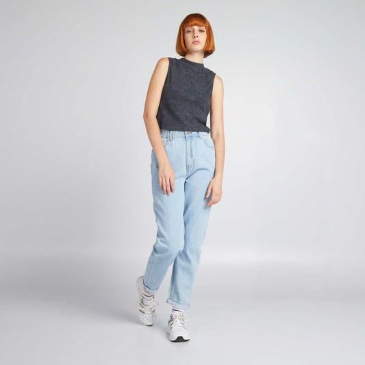 Paperbag jeans Blue