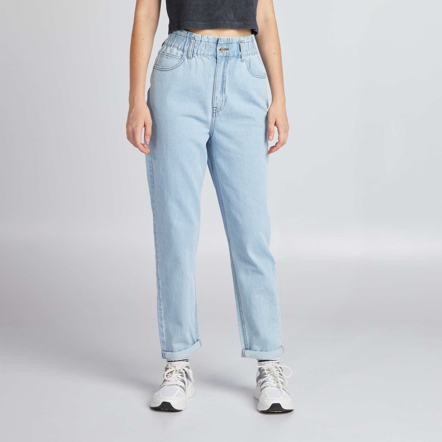 Paperbag jeans Blue