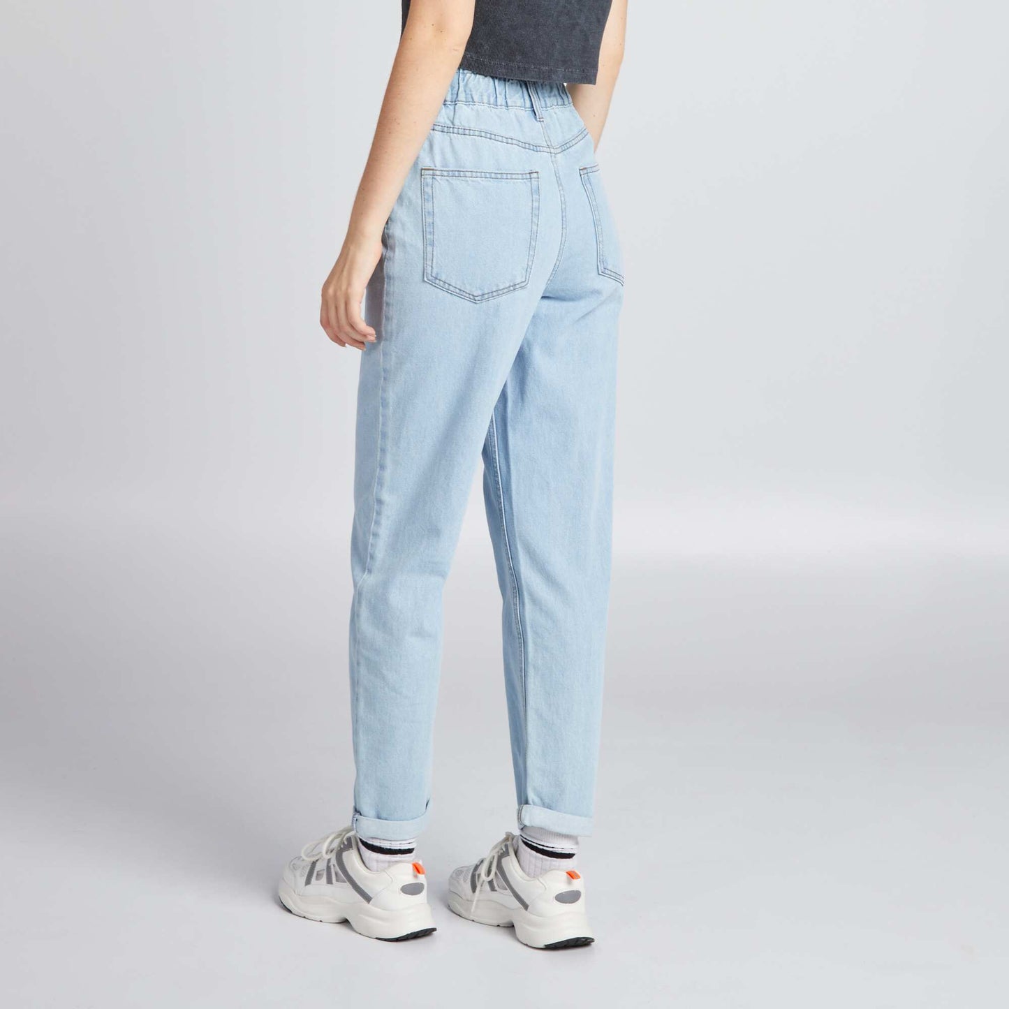 Paperbag jeans Blue