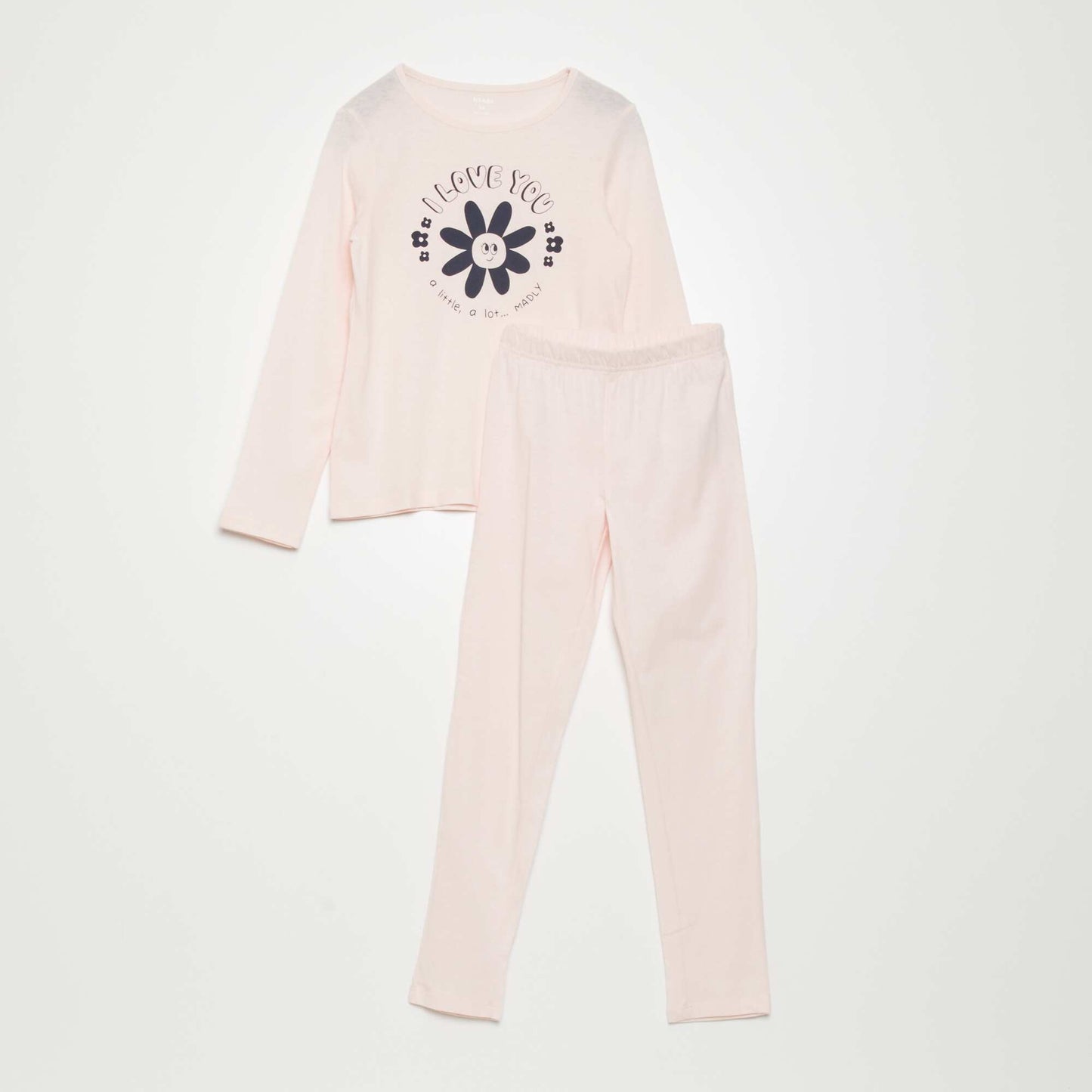 Long pyjama set - 2-piece set PINK