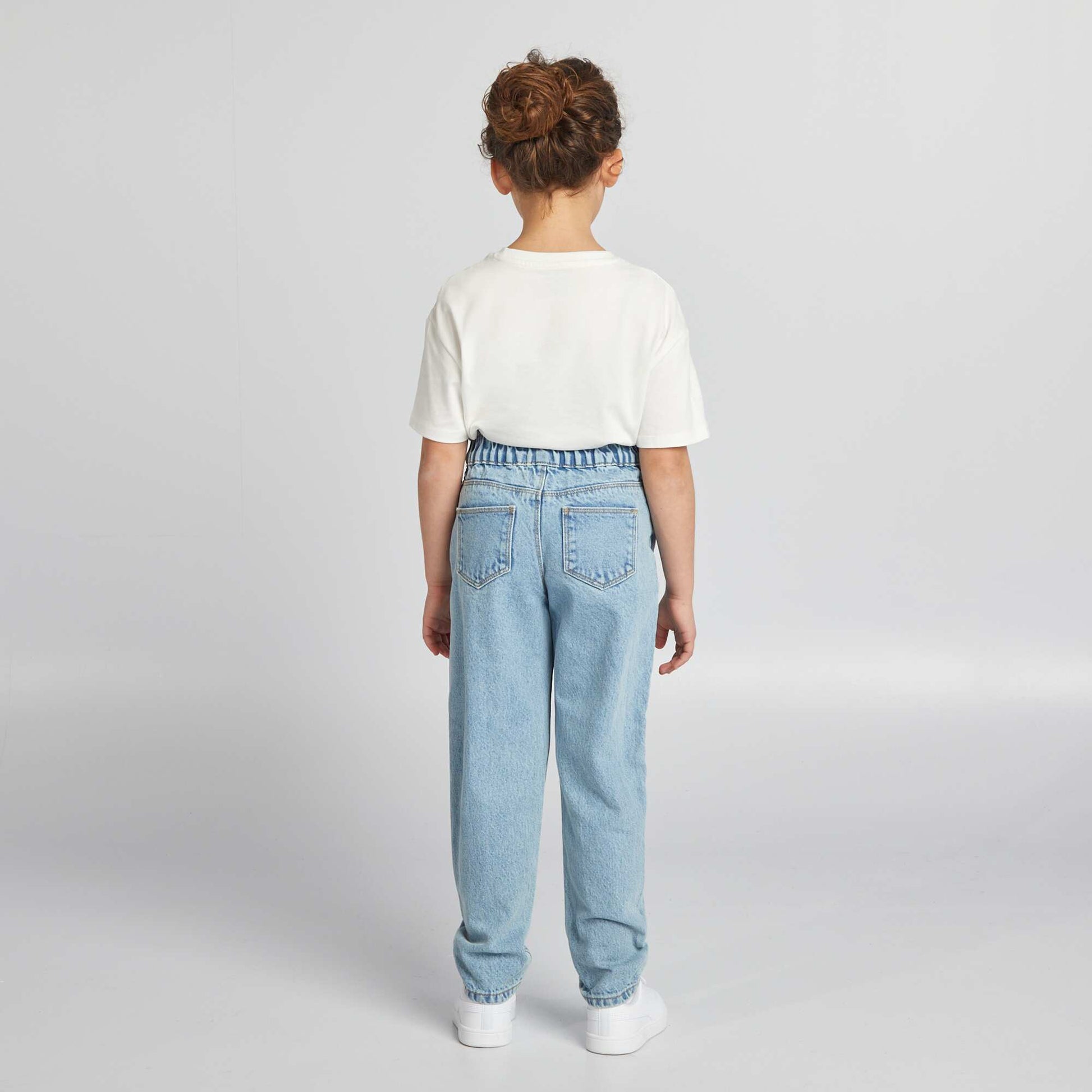 Buy Paperbag Jeans Blue for Girls Kiabi UAE - Main Image