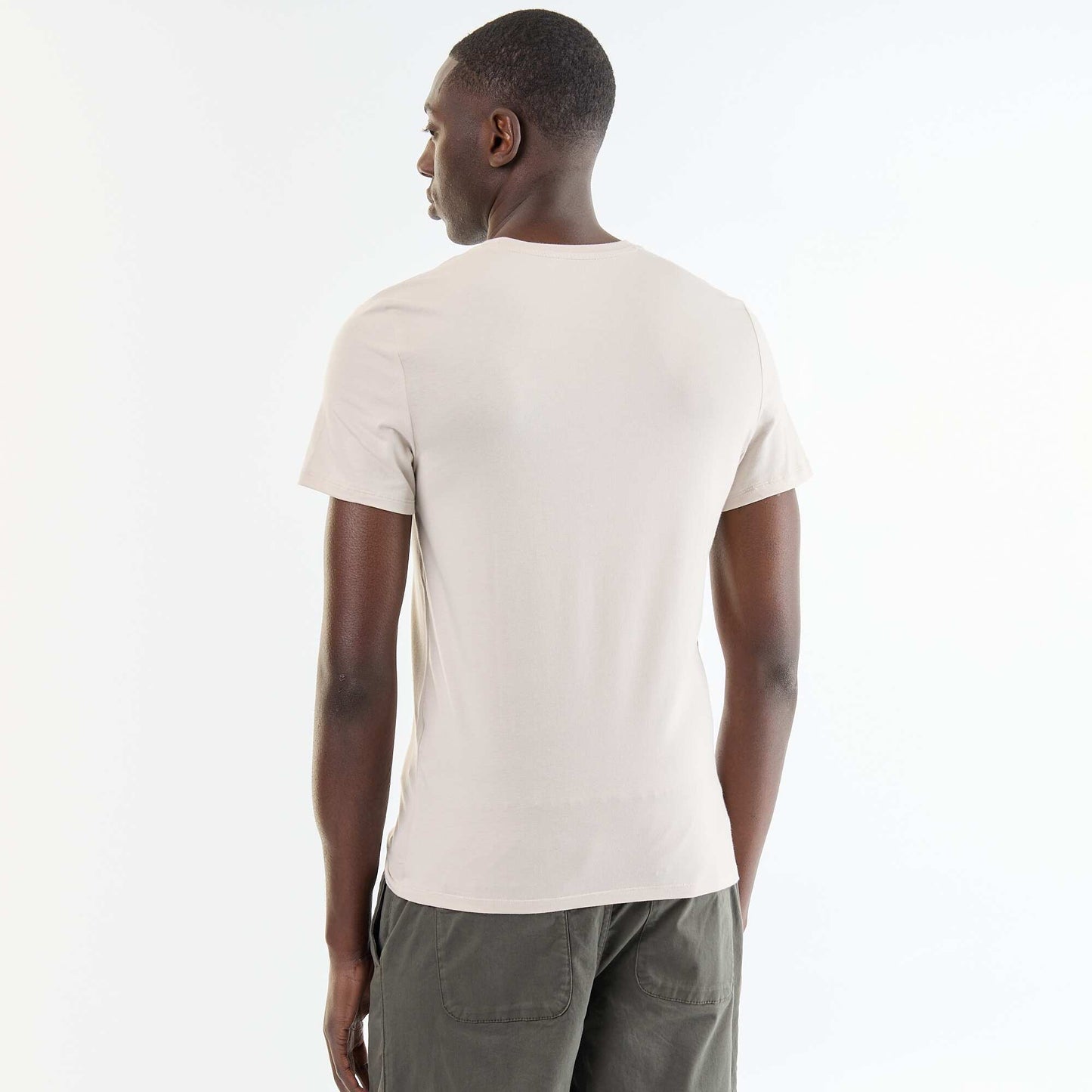 Plain T-shirt - Slim fit GREY