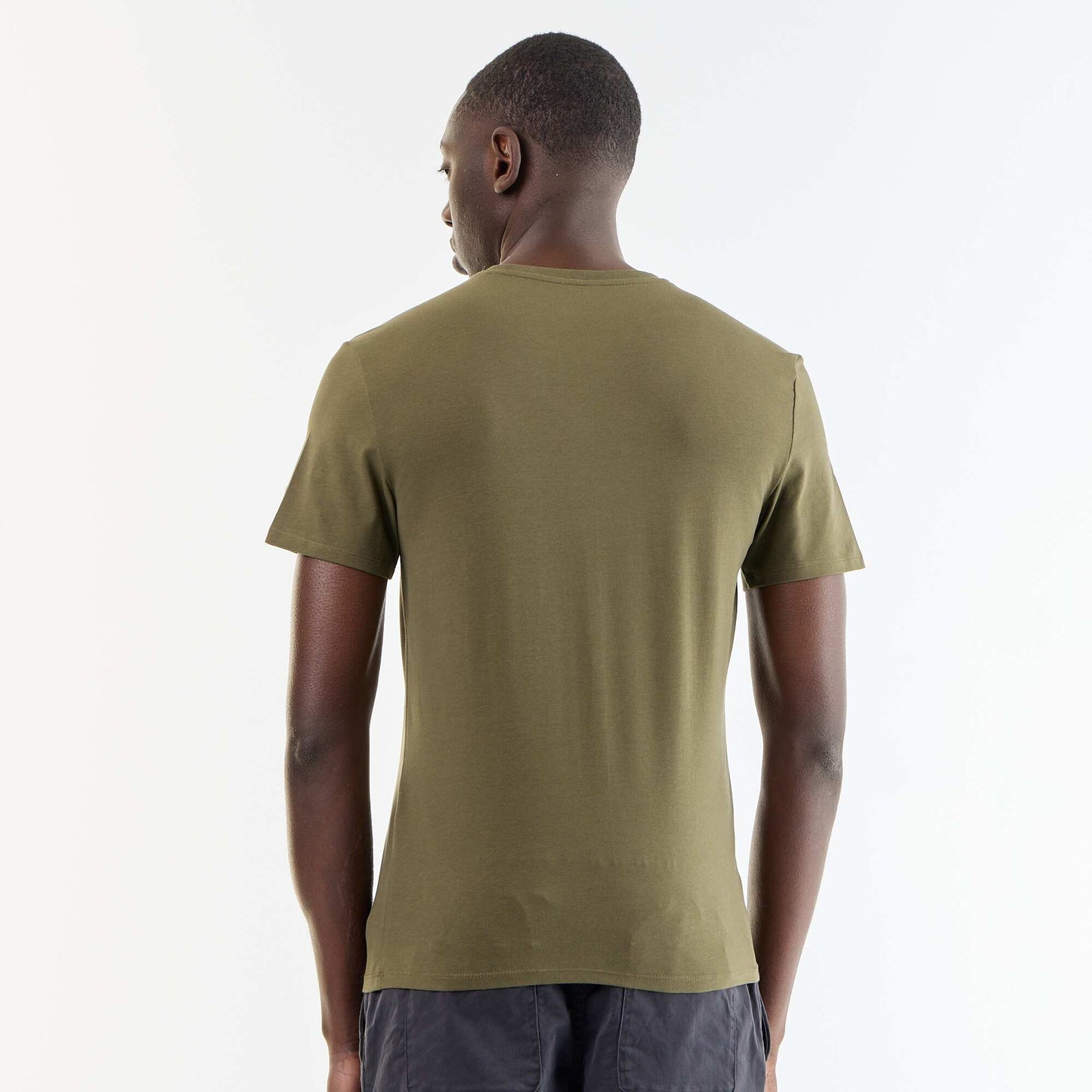Plain T-shirt - Slim fit GREY