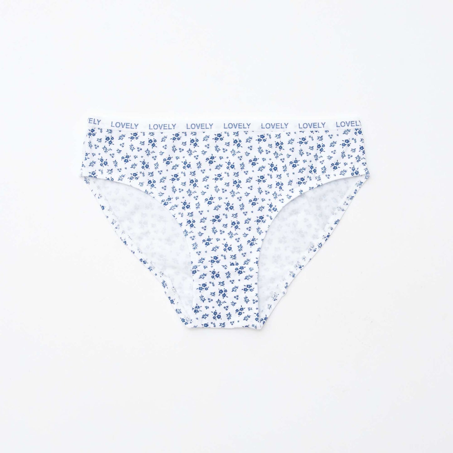 Pack of 4 pairs of printed briefs WHITE