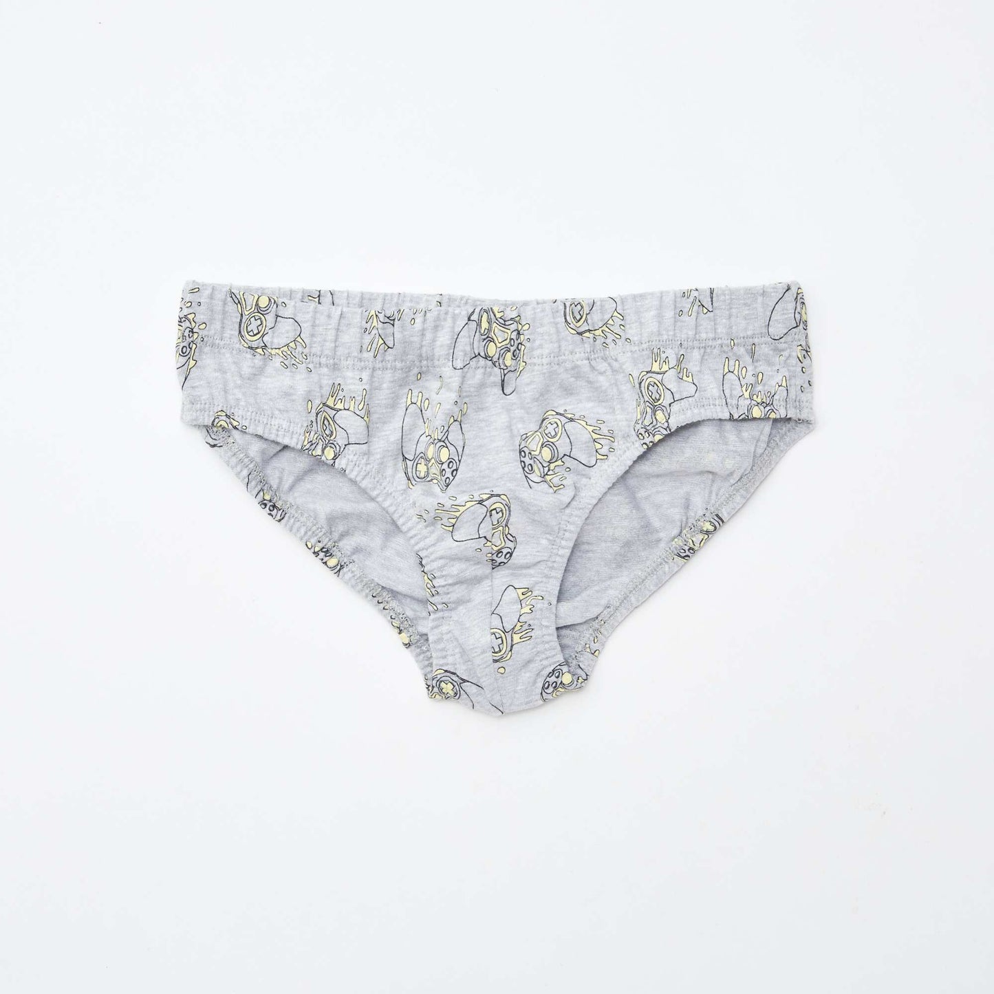 Pack of 7 pairs of printed briefs GREY