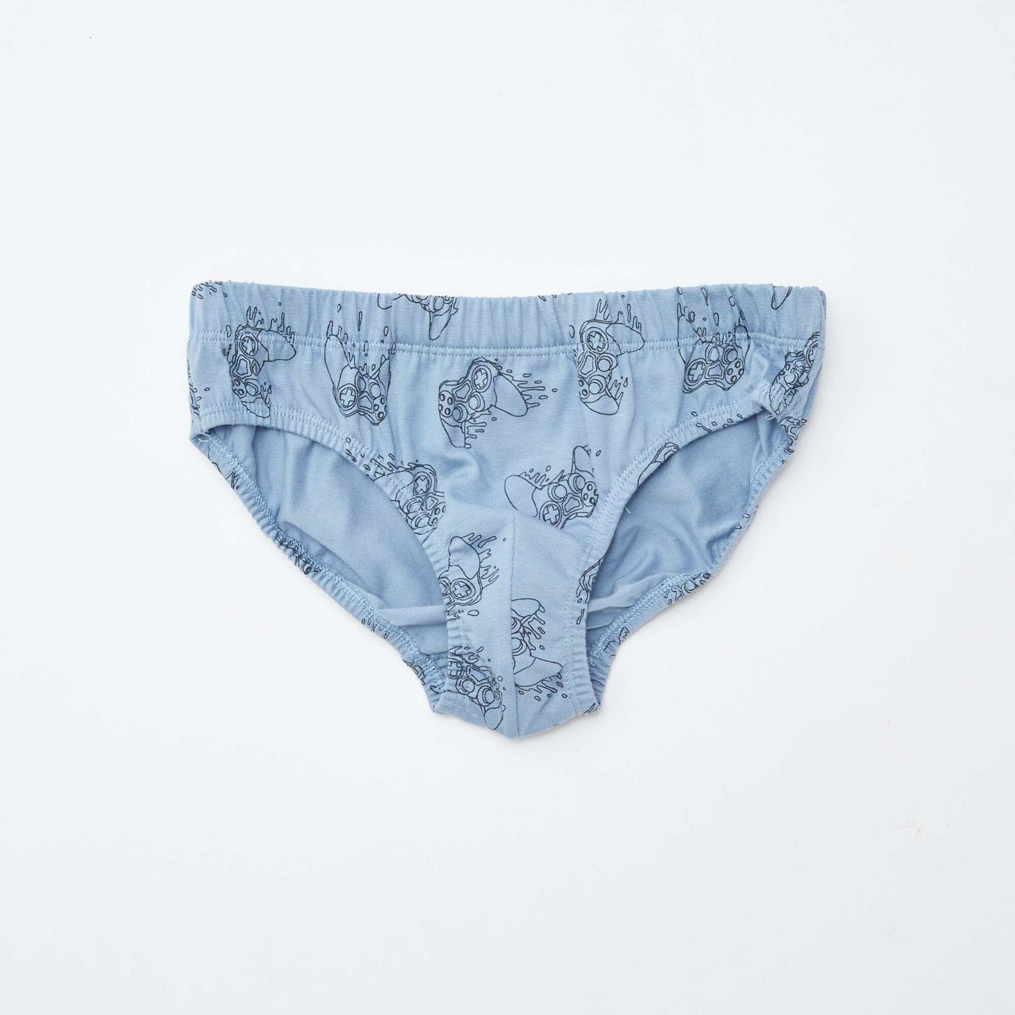 Pack of 7 pairs of printed briefs GREY