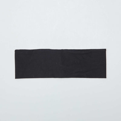 Plain headband BLACK