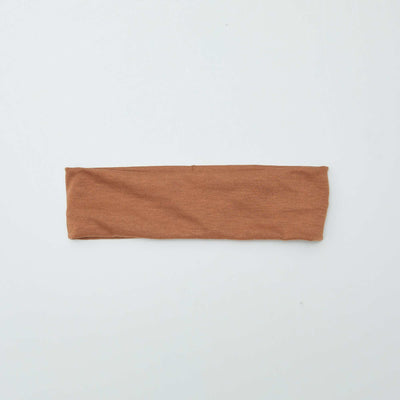 Plain headband BROWN