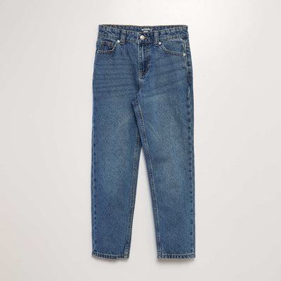 5-pocket straight-leg jeans BLUE