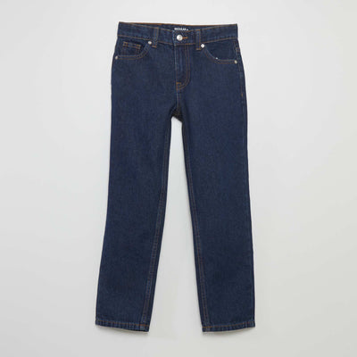 5-pocket straight-leg jeans BLUE