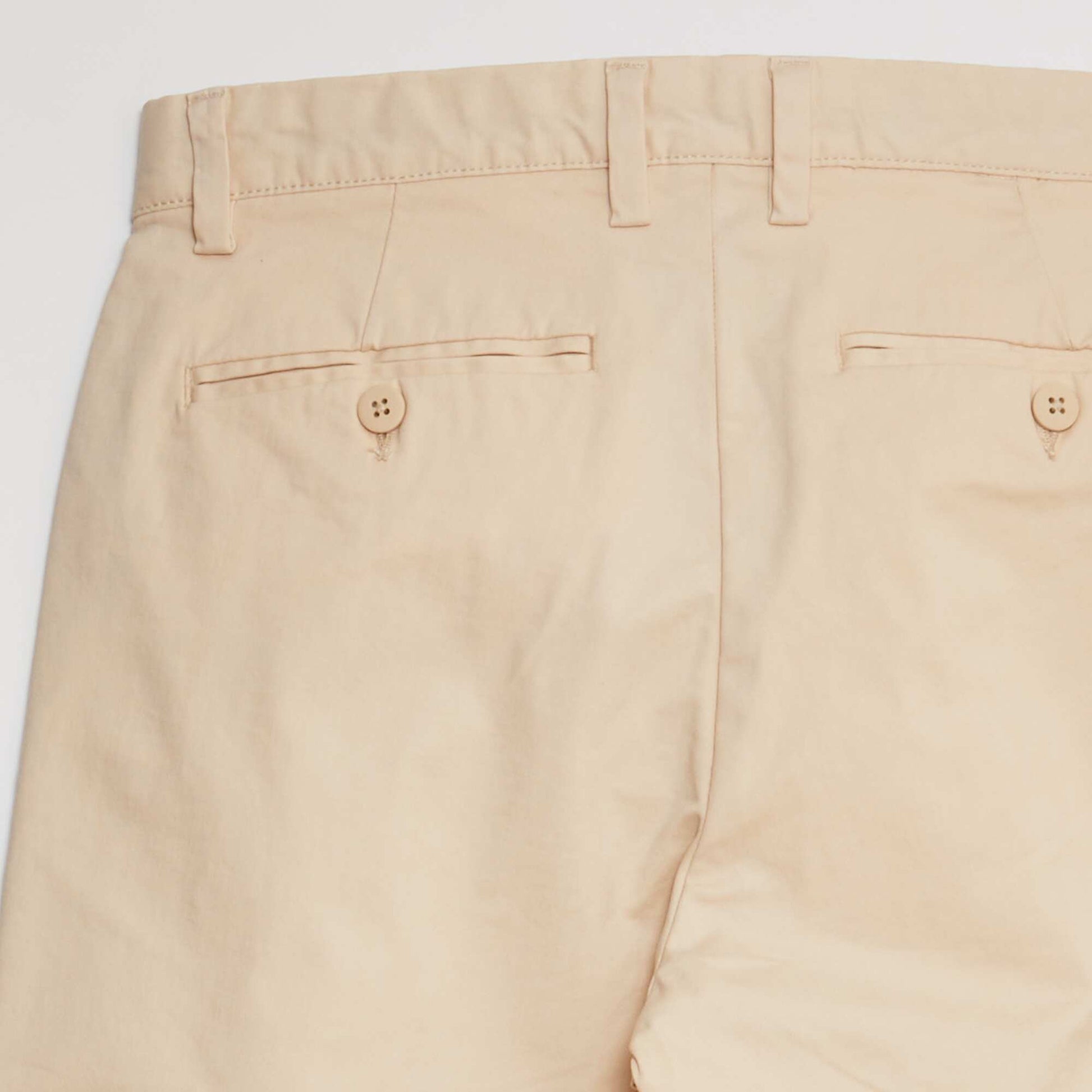 Slim-fit tencel trousers BEIGE