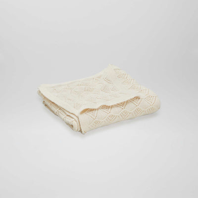 Knitted blanket BEIGE