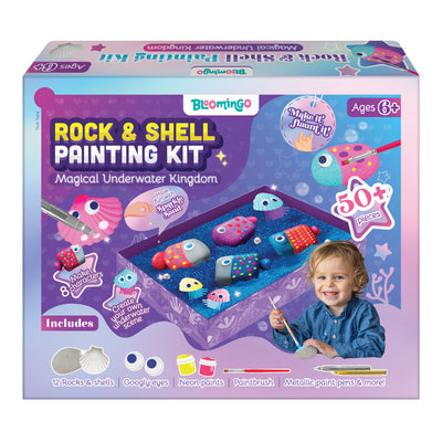 Rock & Shell Painting Kit - Magical Underwater Kingdom