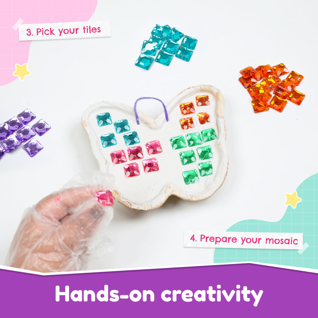 Mosaic Marvels DIY Craft Kit Welcome to My Garden