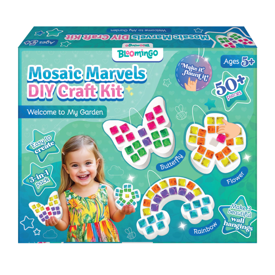 Mosaic Marvels DIY Craft Kit Welcome to My Garden