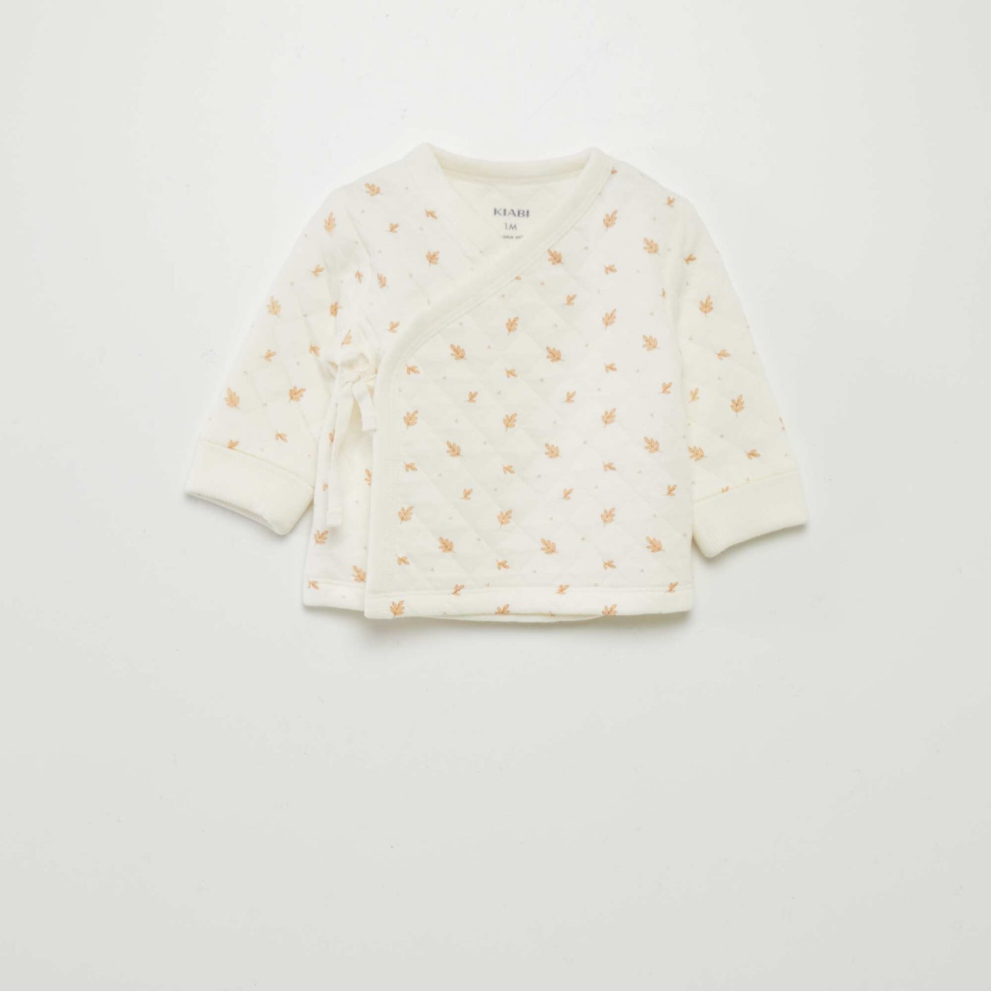 Two-piece quilted pyjama set WHITE