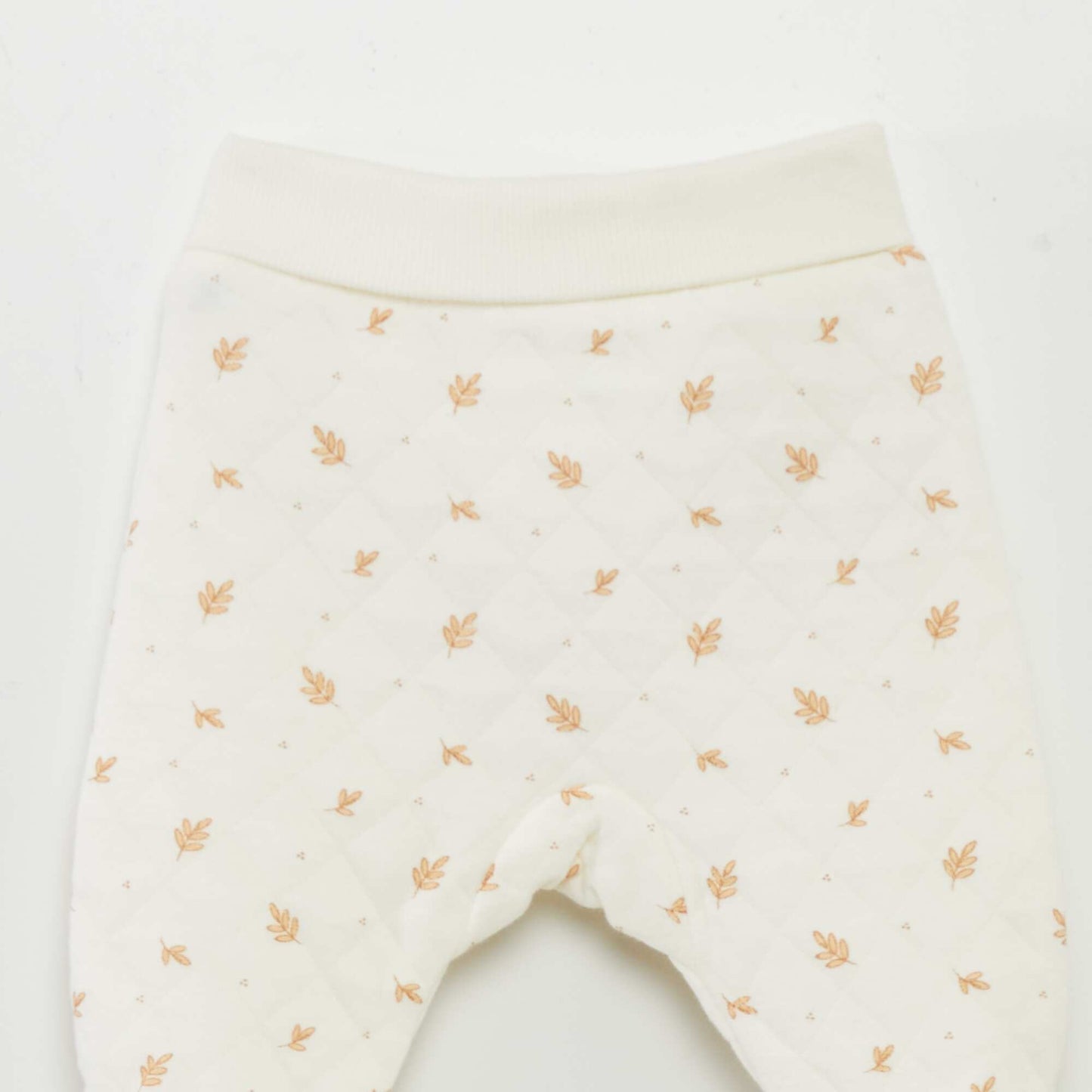 Two-piece quilted pyjama set WHITE