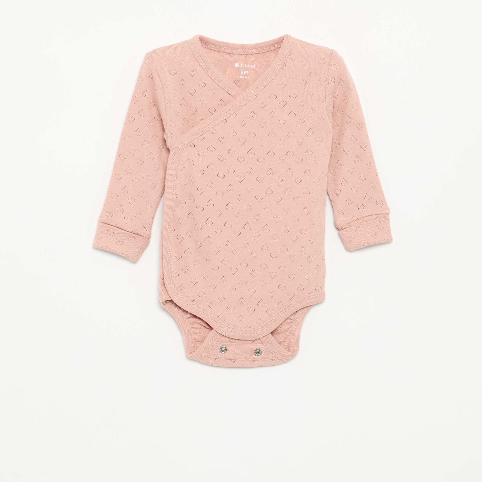 3-Pack of Grow-With-Me Bodysuits PINK