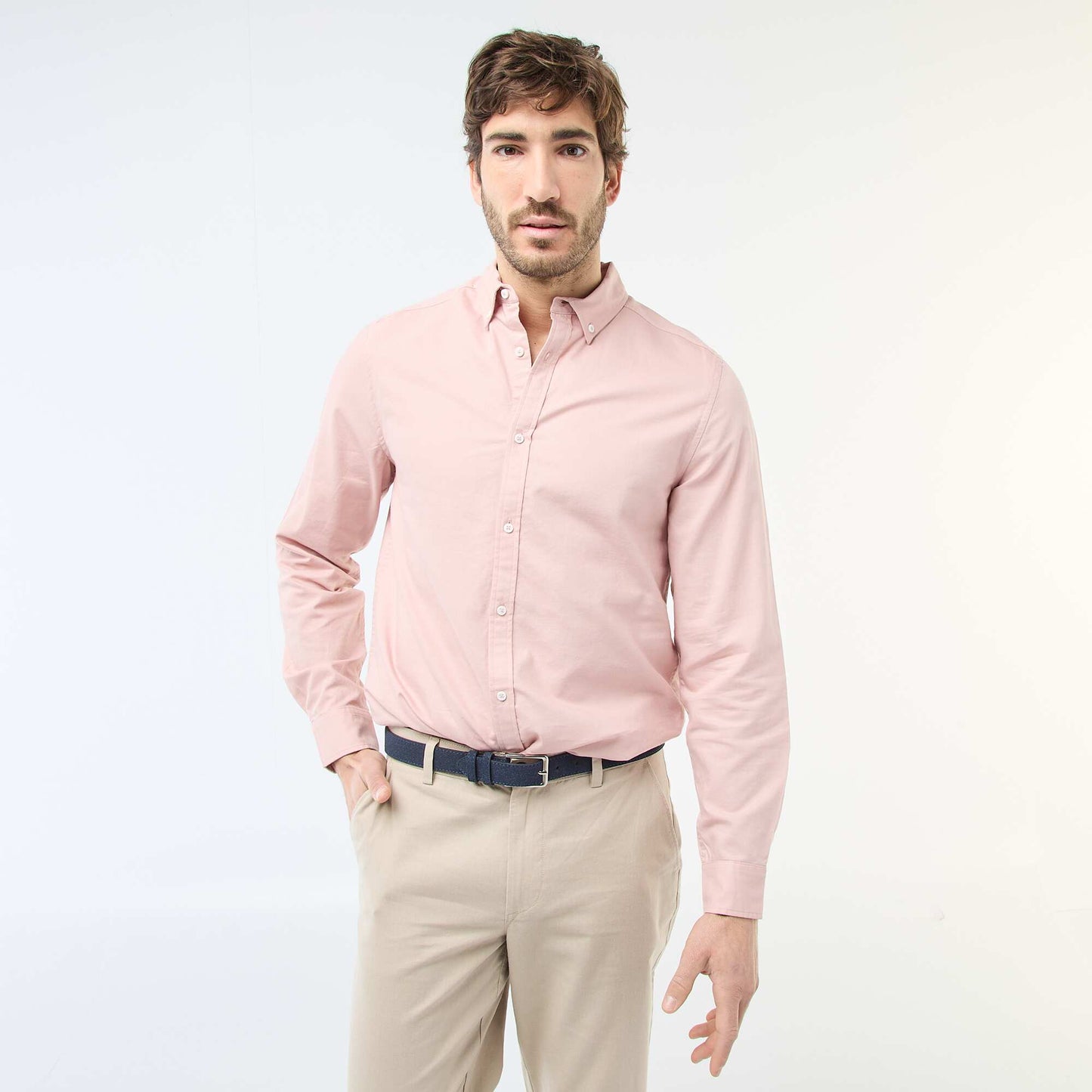 Regular-fit Oxford shirt PINK