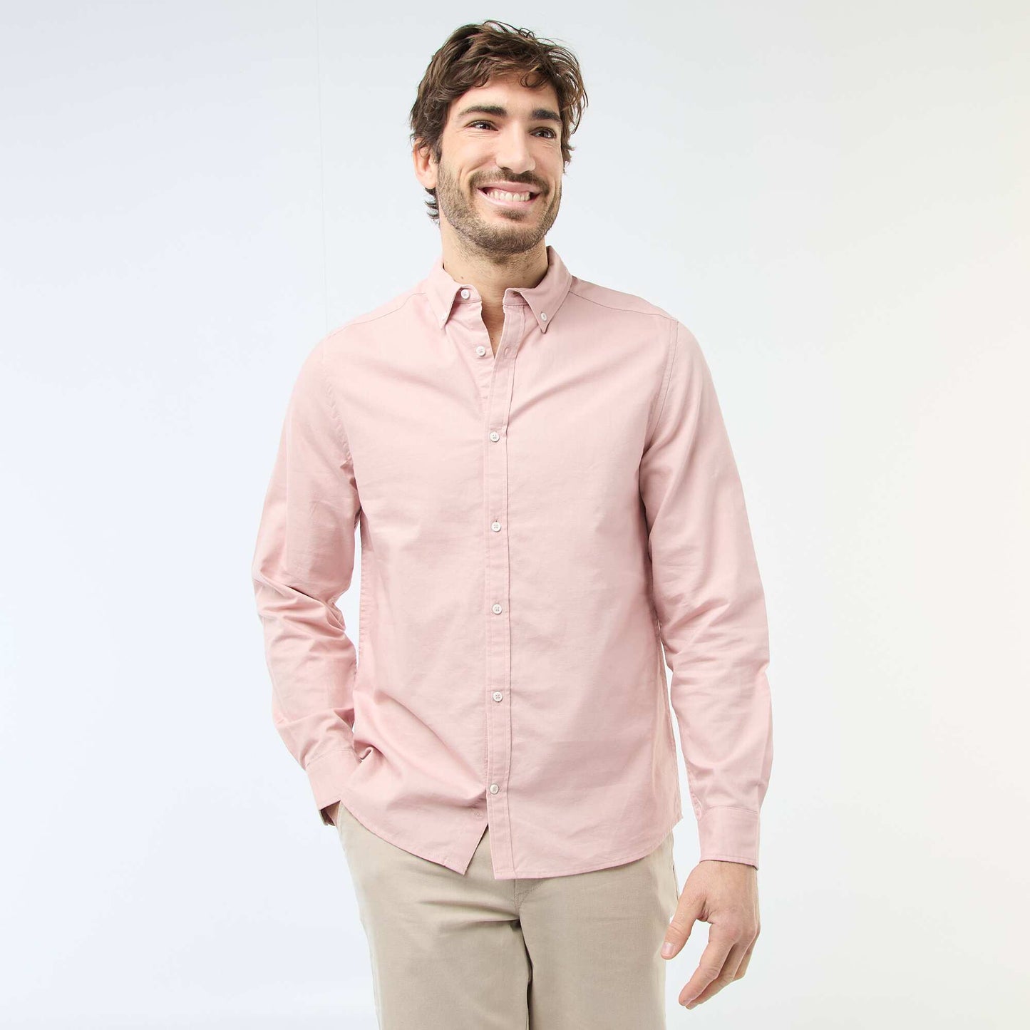 Regular-fit Oxford shirt PINK