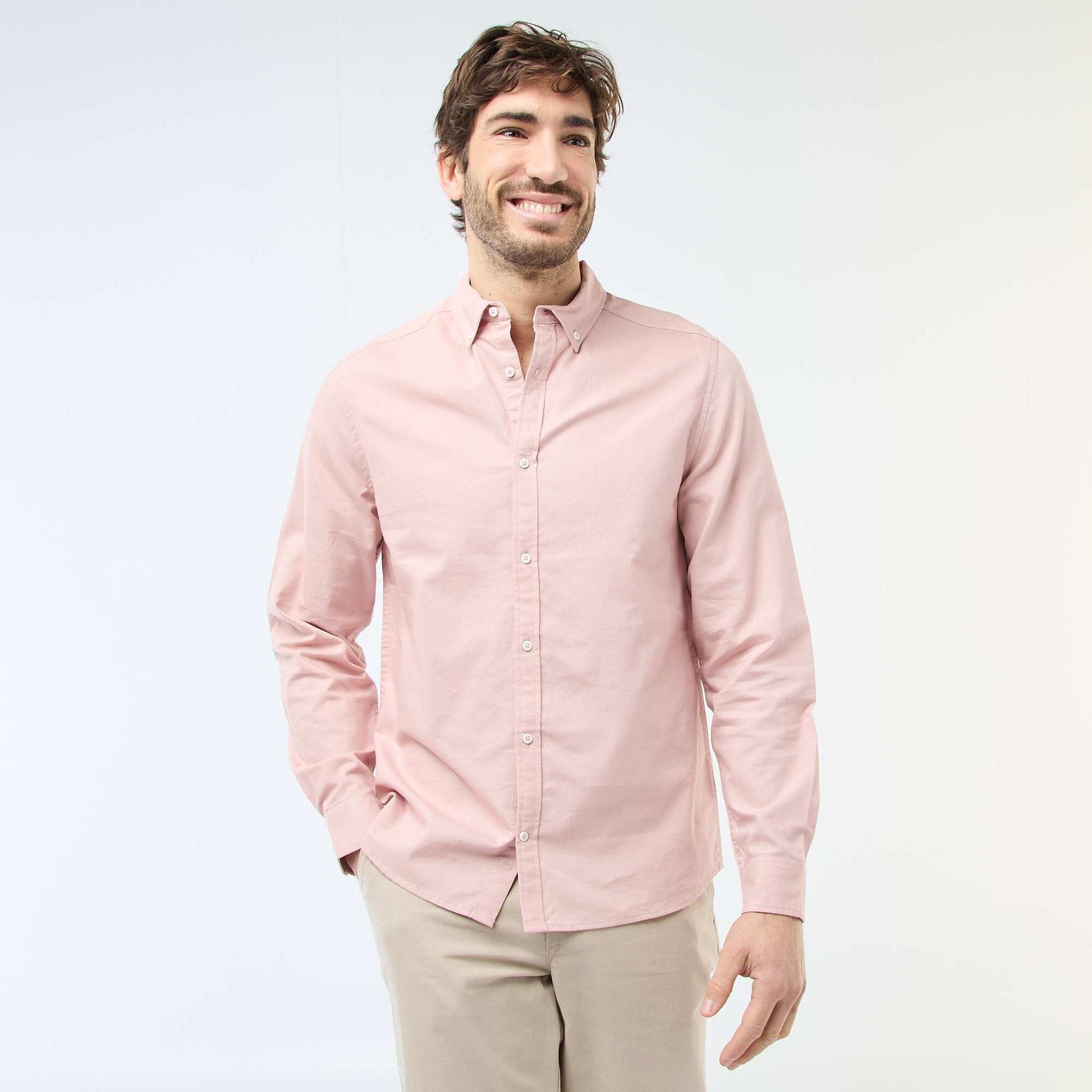 Regular-fit Oxford shirt PINK