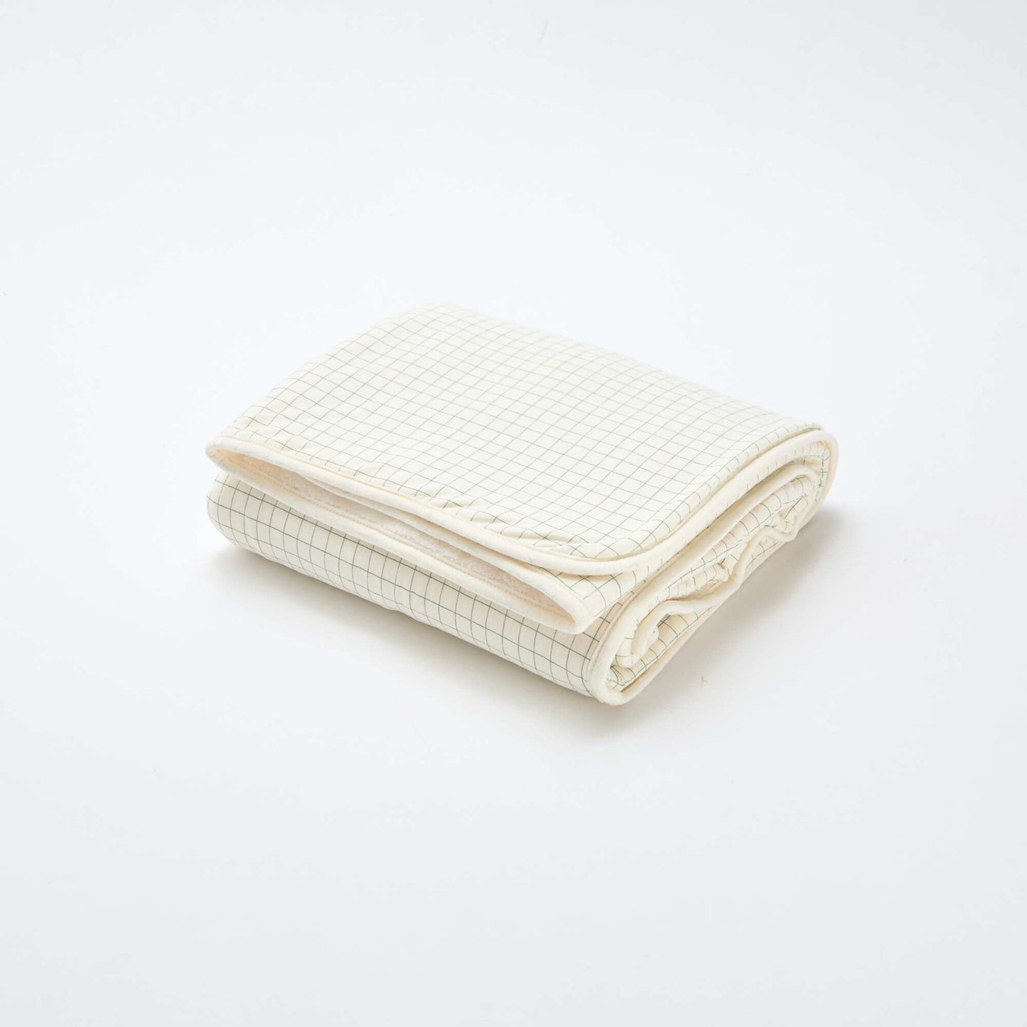 Printed blanket with fleecy lining WHITE